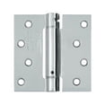 thumbnail image 1 of Deltana DSH44U26 4" x 4" Spring Hinge; Bright Chrome Finish, 1 of 5