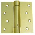 thumbnail image 1 of Deltana DSH44U3 4" x 4" Spring Hinge; Bright Brass Finish, 1 of 2