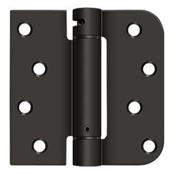Deltana DSH4SR510B-RH - Spring Hinge 4X4X5/8XSQ Radius Right Hand US10B