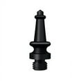 thumbnail image 1 of Deltana DSST19 1-3/16" Height Steeple Tip Decorative Door Hinge Finials Black, 1 of 2