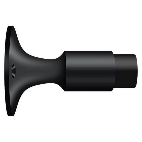 Deltana DSW325U19 Wall Mount Bumper; Black Finish