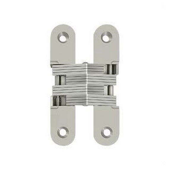 deltana dch216u15 invisible, concealed hinges 4 5/8" x 1", concealed hinge 1 pair in brushed nickel......