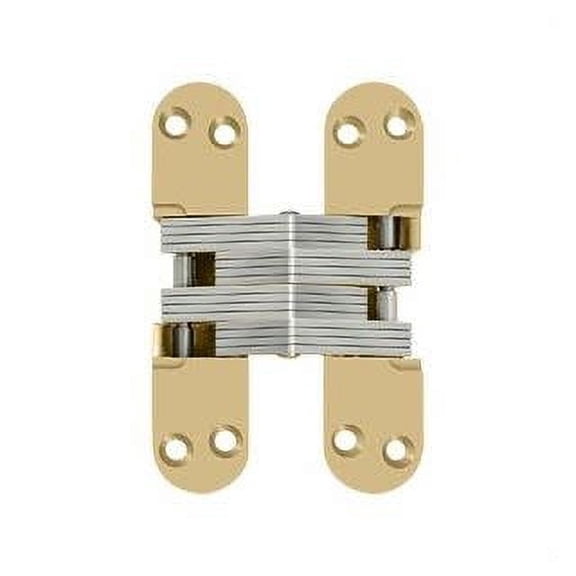 Deltana DCH218U4 4-5/8" X 1-1/8" Adjustable Invisible Door Hinge - Brass