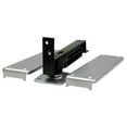 thumbnail image 1 of Deltana  Double Action Spring Hinge with Cover Plates Satin Chrome - Solid Brass, 1 of 1