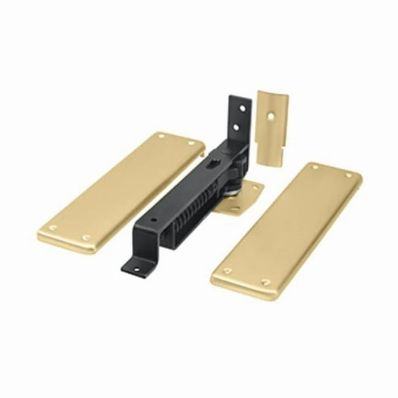 Deltana DASH95U4 Double Action Spring Pivot Floor Hinge - Satin Brass