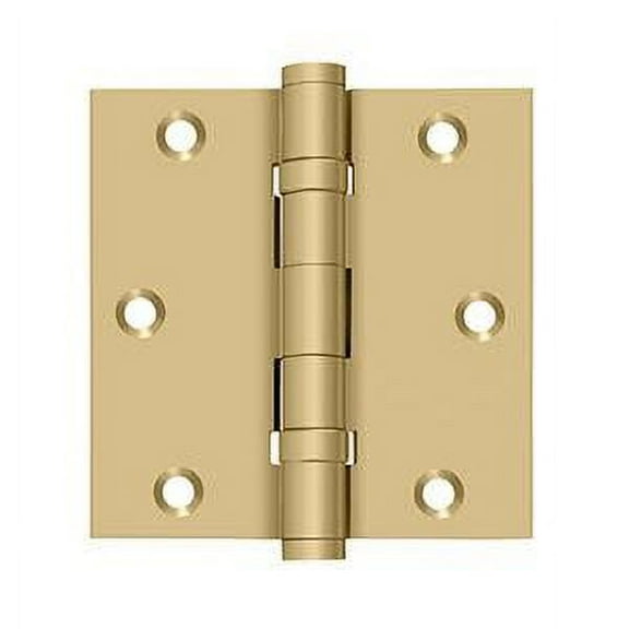 Deltana DSB35B4 3.5 x 3.5 in. Square Ball Bearings Hinge, Satin