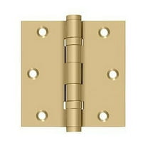 Deltana DSB35B4 3.5 x 3.5 in. Square Ball Bearings Hinge, Satin