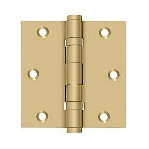 Deltana DSB35B4 3.5 x 3.5 in. Square Ball Bearings Hinge, Satin