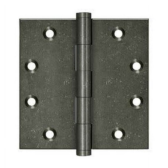 Deltana DSB4510WM 4-1/2" x 4-1/2" Square Hinges White Medium