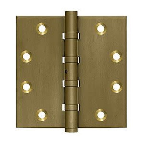 Deltana DSB45NB10BM 4-1/2" x 4-1/2" Square Hinges, Ball Bearings Bronze Medium