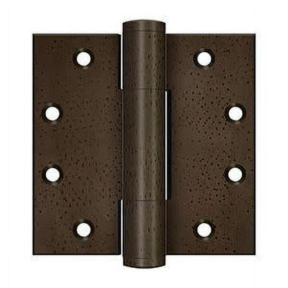 Deltana Dsb45rm 4.5" X 4.5" Solid Brass Square Corner Plain Bearing Mortise Hinge - White