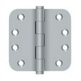 thumbnail image 1 of Deltana DSB4R526D 4 x 4 x 0.62 in. Radius Hinges, Satin Chrome - Solid, 1 of 2