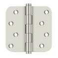thumbnail image 1 of Deltana Dsb4r5-Rz 4" X 4" Solid Brass 5/8" Radius Corner Plain Bearing Mortise Hinge -, 1 of 2