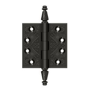 Deltana Dsbp35 3.5" X 3.5" Solid Brass Square Corner Plain Bearing Mortise Hinge - Bronze
