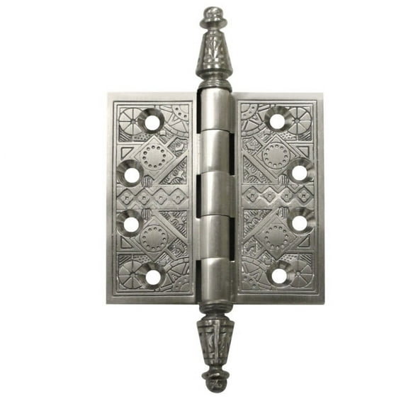 Deltana Dsbp35 3.5" X 3.5" Solid Brass Square Corner Plain Bearing Mortise Hinge - Nickel