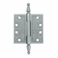 thumbnail image 1 of Deltana DSBP44U26D 4" X 4" Solid Brass Square Corner Plain Bearing Mortise Hinge - Chrome, 1 of 2