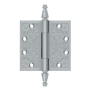 Deltana DSBP45U26D 4-1/2" x 4-1/2" Square Hinges in Brushed Chrome