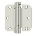 thumbnail image 1 of Deltana DSH35R514 Square Hinge Brass - 3.5 x 3.5 x 0.63 in. - Polished Nickel, 1 of 2