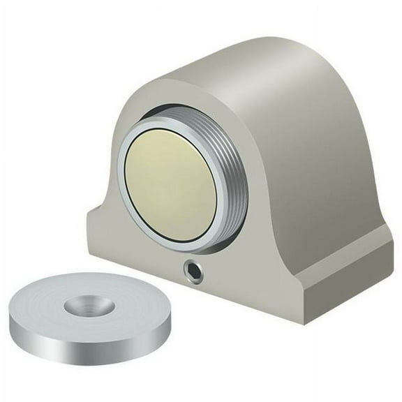 Deltana DSM125U15 Magnetic Dome Stop; Satin Nickel Finish