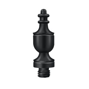 Deltana Dsut 1-3/8" Solid Brass Urn Tip Decorative Finials For Deltana Hinge - Black