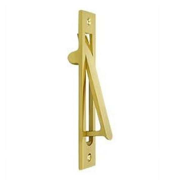 Deltana EP6125U3 Edge Pull Heavy Duty; 6-1/4"; Bright Brass Finish