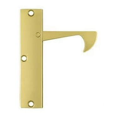 Deltana EPT425U3 Edge Pulls-Thin; 4-1/4"; Bright Brass Finish