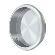 Deltana FP221RU26 Flush Pull; Round; 2-1/8" Diameter; Bright Chrome Finish