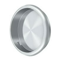 Deltana FP221RU26 Flush Pull; Round; 2-1/8" Diameter; Bright Chrome Finish