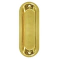 thumbnail image 1 of Deltana FP223CR003 Flush Pull; Oblong; 3-1/2" x 11/4" x 5/16"; Lifetime Brass Finish, 1 of 2