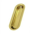 thumbnail image 1 of Deltana FP223U3 Flush Pull; Oblong; 3-1/2" x 11/4" x 5/16"; Bright Brass Finish, 1 of 2