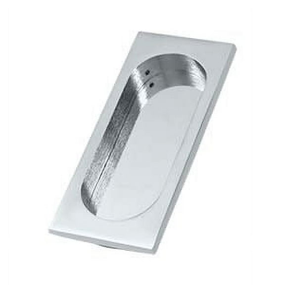 Deltana FP4134U26 Flush Pull; Large; 4" x 1-5/8" x 3/8"; Bright Chrome Finish