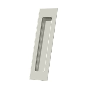 Deltana FP7178U14 7 x 1.87 x 0.37 in. Rectangular Flush Pull, Bright Nickel - Solid Brass