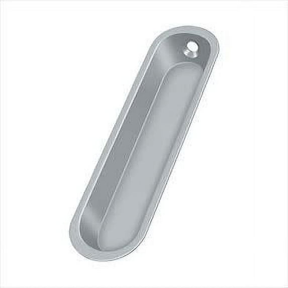 Deltana FP828U26D Flush Pull, 4" x 1" x 1/2" in Brushed Chrome