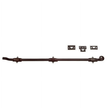 Surface Bolt With Off-set, HD, Oil Rubbed Bronze Finish