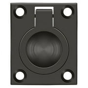 Deltana FRP175U10B Flush Ring Pull; 1-3/4" x 1-3/8"; Oil Rubbed Bronze Finish