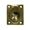 thumbnail image 1 of Deltana FRP175U5 Flush Ring Pull; 1-3/4" x 1-3/8"; Antique Brass Finish, 1 of 3