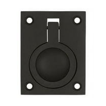 Deltana FRP25U10B Flush Ring Pull; 2-1/2" x 1 7/8"; Oil Rubbed Bronze Finish