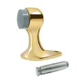 thumbnail image 1 of Deltana Fdb218 2-1/8" Tall Gooseneck Floor Door Stop - Brass, 1 of 2