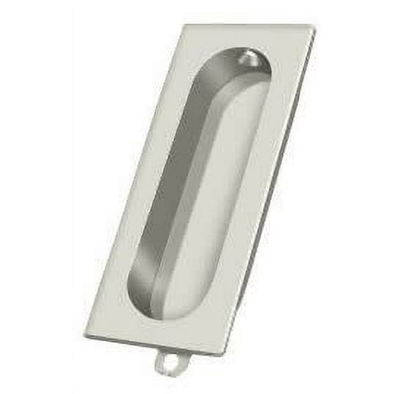 Deltana Flush Pull,Rectangle,3-1/8"X 15/16" FP222U14