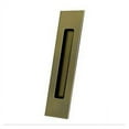 thumbnail image 1 of Deltana Fp10225 10" Tall Solid Brass Rectangular Flush Sliding Door Pull - Brass, 1 of 2