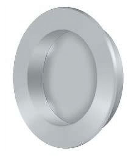 Deltana FP238U26D 2-3/8" Diameter Pocket Door Round Flush Pull Brushed Chrome