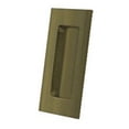 thumbnail image 1 of Deltana FP40U5 Flush Pull, Rectangular, HD, 4" x 1-7/8" x 7/16", Solid Brass in Antique Brass, 1 of 2