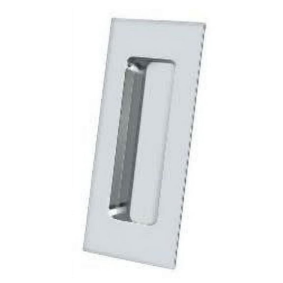 Deltana FP40U26 Flush Pull, Rectangular, HD, 4" x 1-7/8" x 7/16", Solid Brass in Polished Chrome