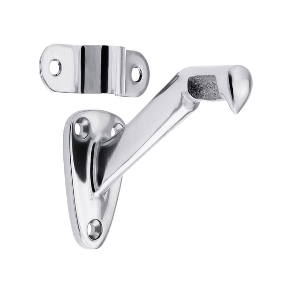 Deltana HRB325U26 Hand Rail Brackets; 3-5/16" Projection; Bright Chrome Finish