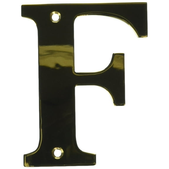 Deltana RL4F-CR003 4-Inch Residential Letter F House Board