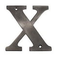 thumbnail image 1 of Deltana RL4X-15A 4" Height Residential House Letter Letter X Antique Nickel, 1 of 2