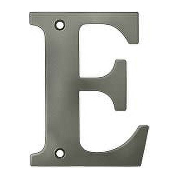 Deltana RL4E-15A 4" Height Residential House Letter Letter E Antique Nickel