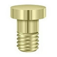 thumbnail image 1 of Deltana Hpss70u3-unl Hinge Extended Button Tip, Unlacquered Brass, 1 of 2