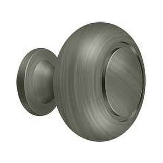 Deltana KR119U15A Knob Round w/ Groove in Antique Nickel
