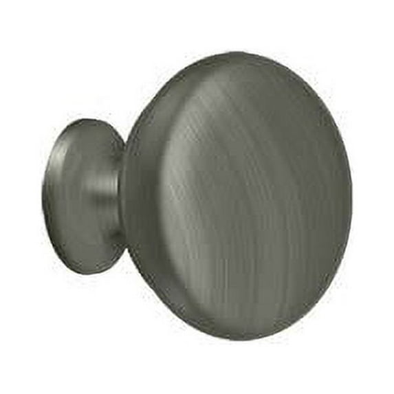 Deltana KRH114U15A Knob Round Hollow; Antique Nickel Finish